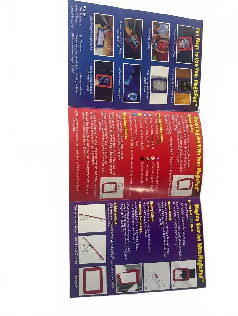 MagicPad Glow Dry Erase Activity Educational and Fun Set for Kids